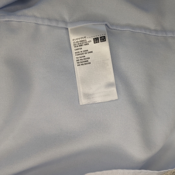 Uniqlo Relaxed Blouse - Blue - Size M - Picture 4 of 4